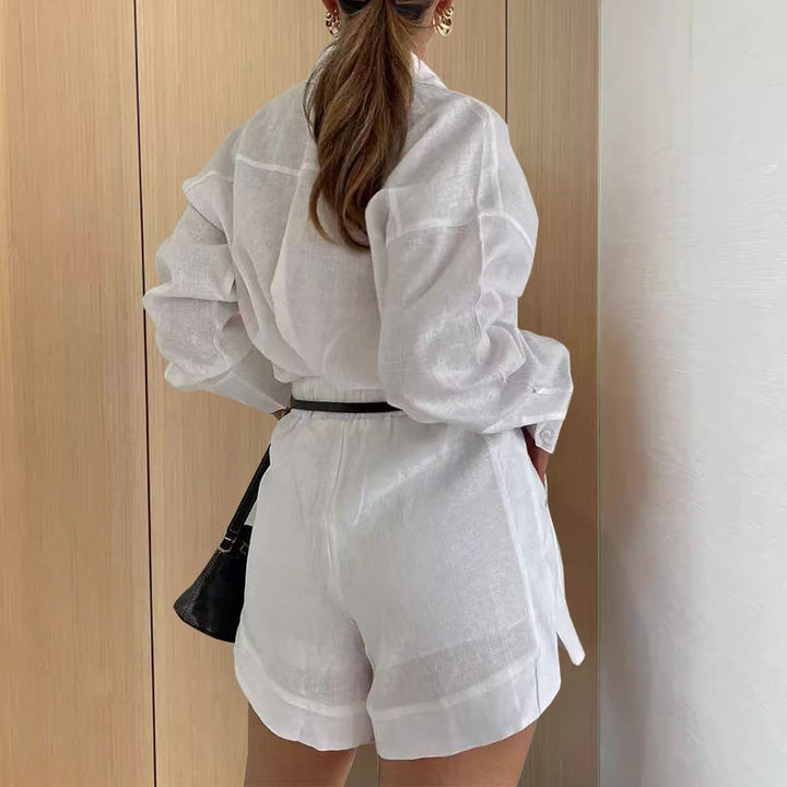 Lena™️ Women's Two-Piece Buttoned Set