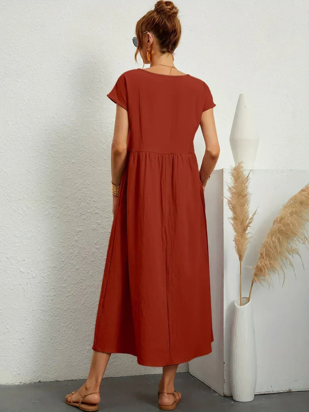 Keira™ - Lightweight soft dress with pockets