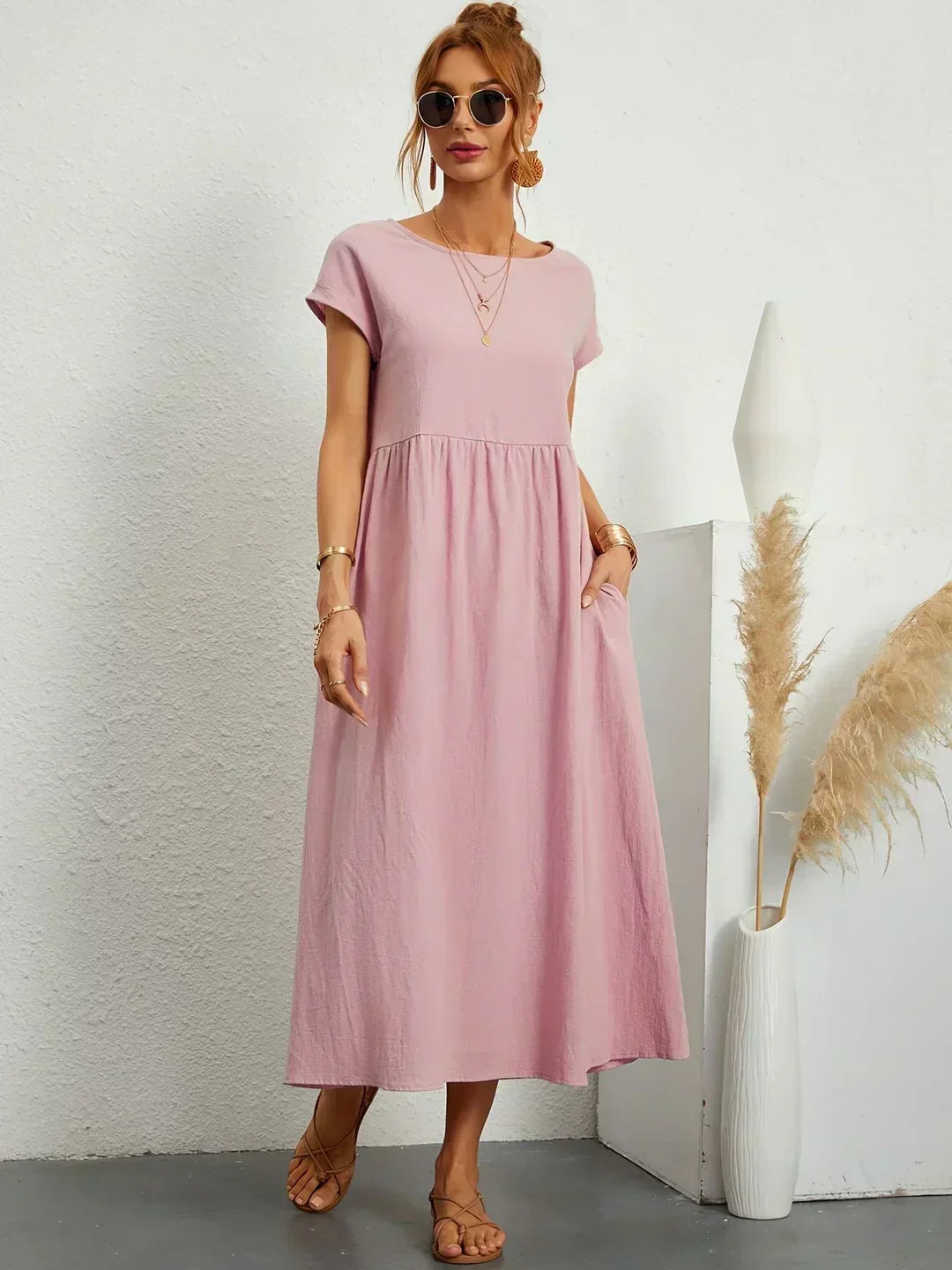 Keira™ - Lightweight soft dress with pockets
