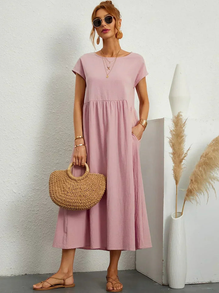 Keira™ - Lightweight soft dress with pockets