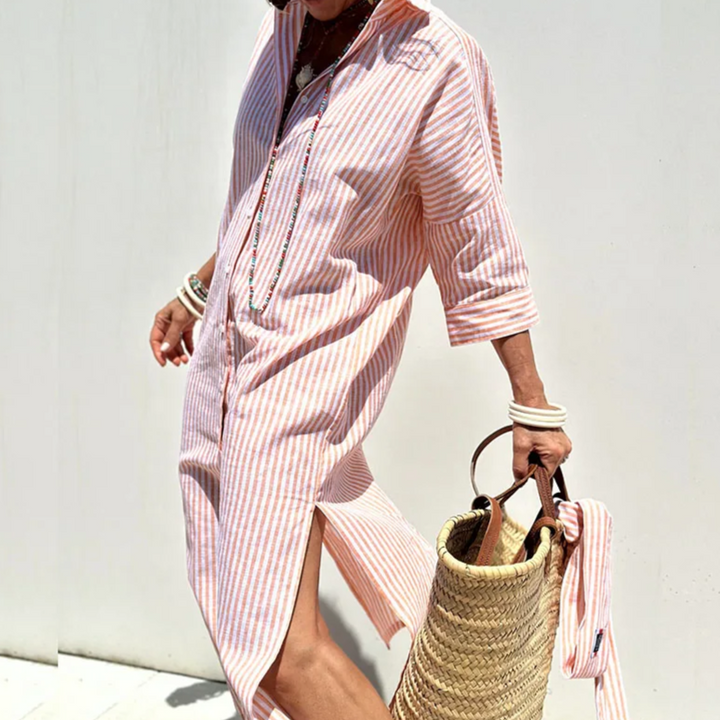 Iris™ | Striped Elegance Dress