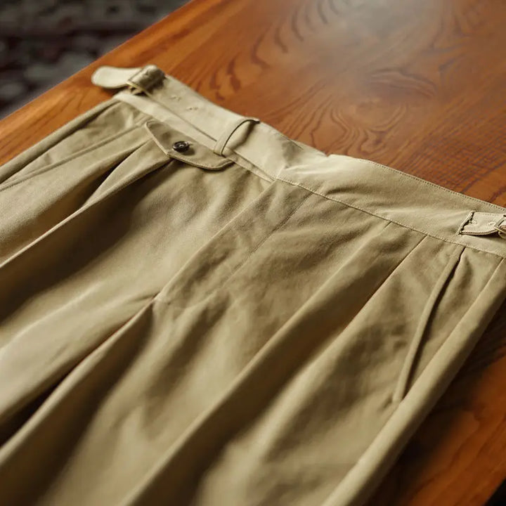 Jasper - Pleated Trousers