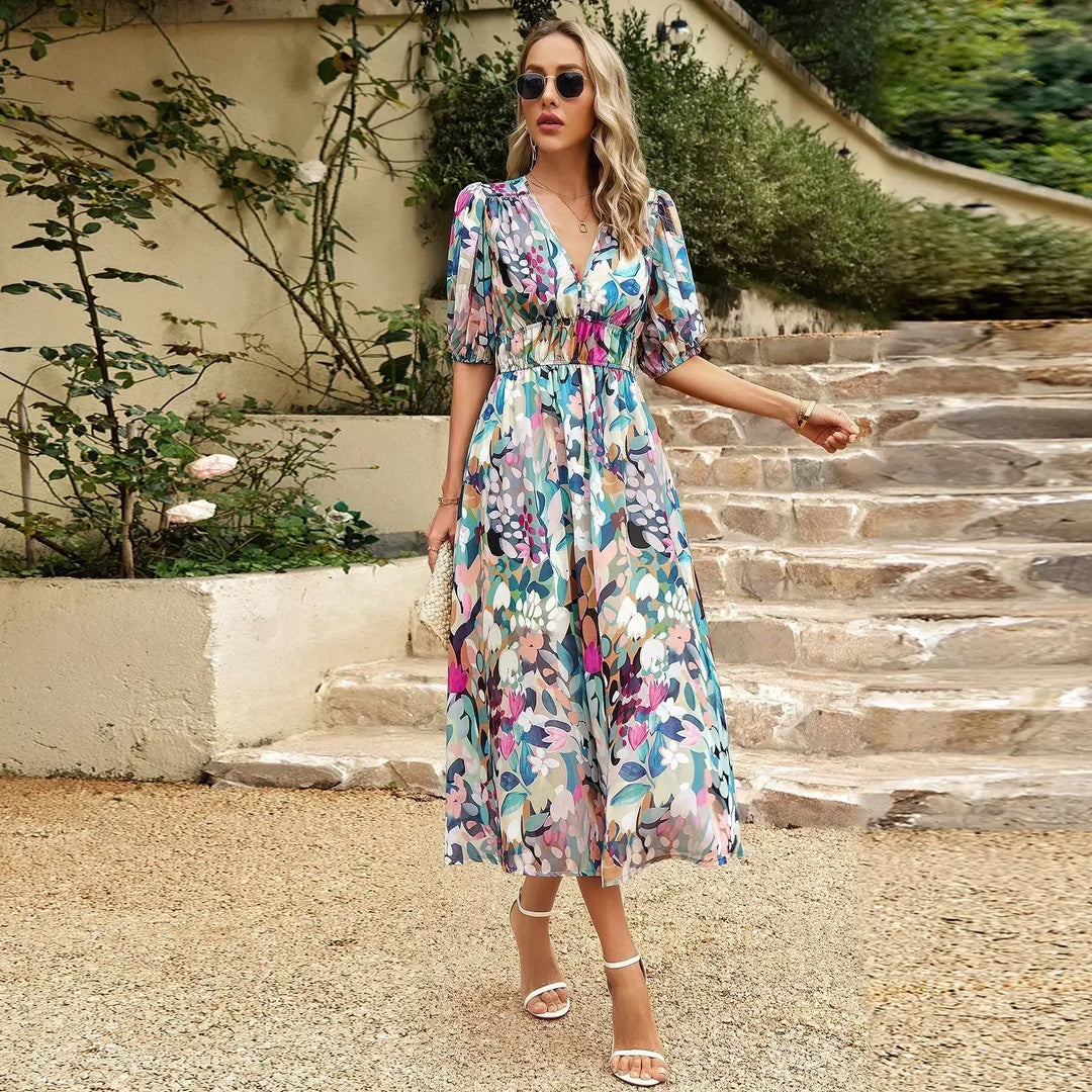 LILY™ | Chic Tummy Covering Maxi Summer Dress