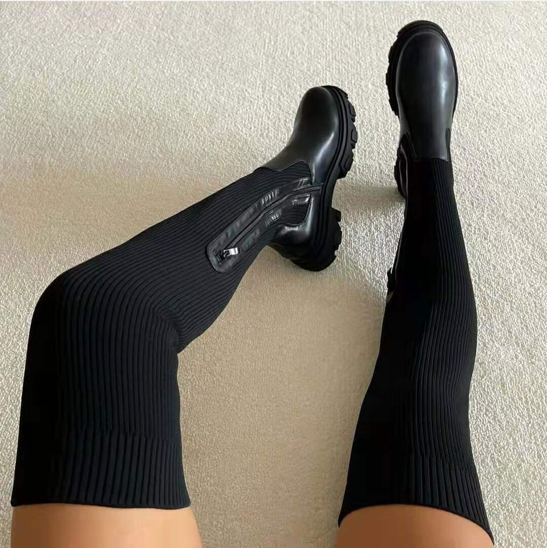 Genevra™ – Elegant Knee-High Boots