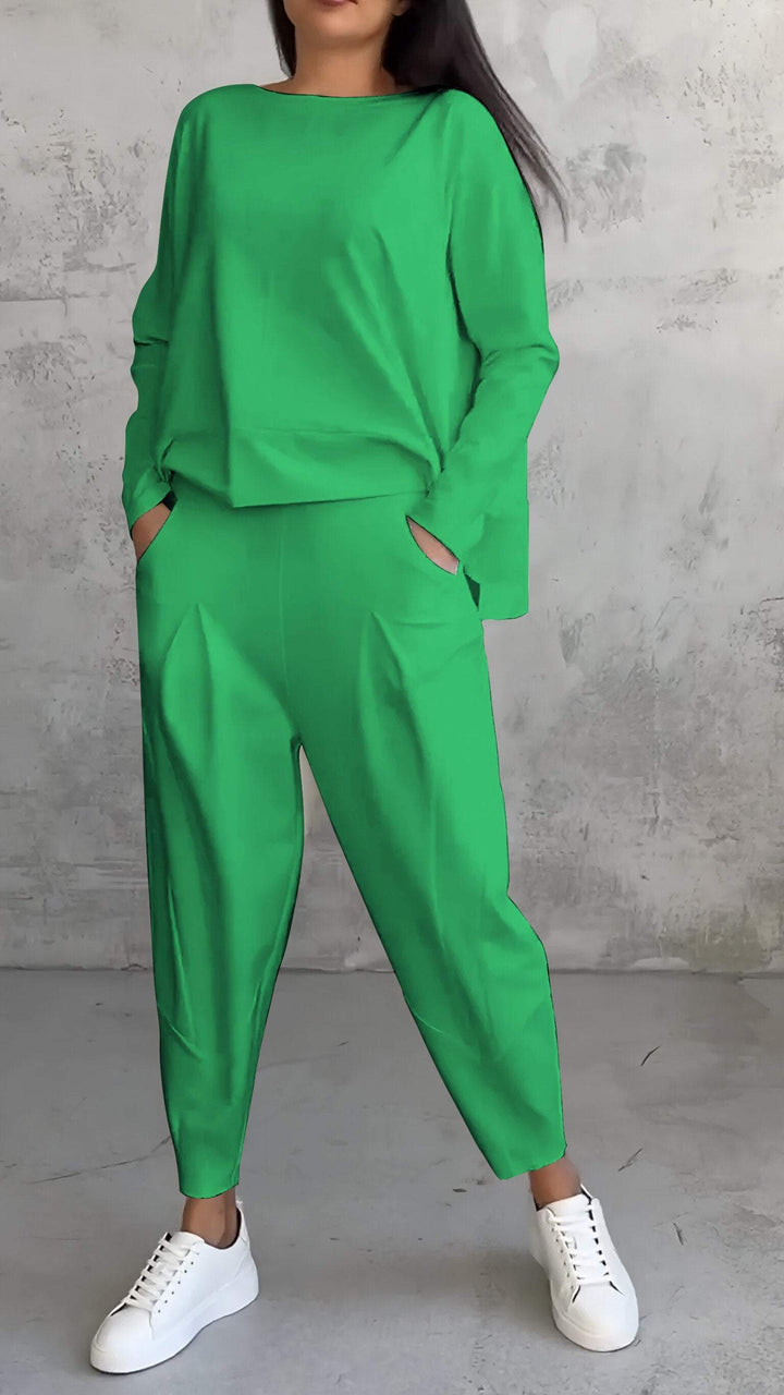 Jordyn™ - Crew Neck Long Sleeve Leisure Suit