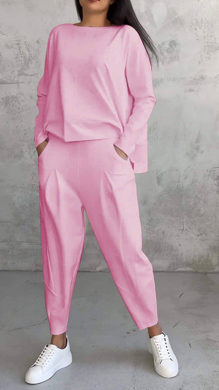 Jordyn™ - Crew Neck Long Sleeve Leisure Suit