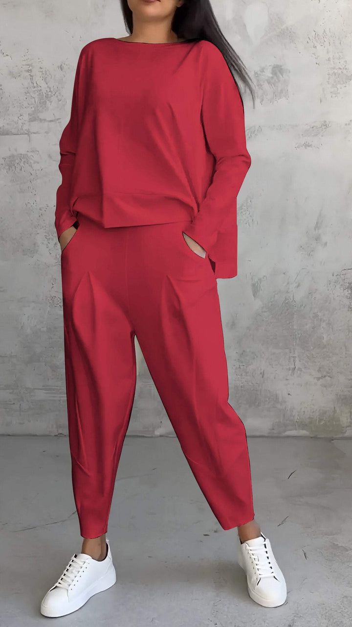 Jordyn™ - Crew Neck Long Sleeve Leisure Suit