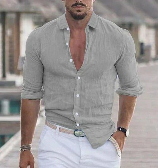 Linostyle™ - Summer Shirt in Pure Linen